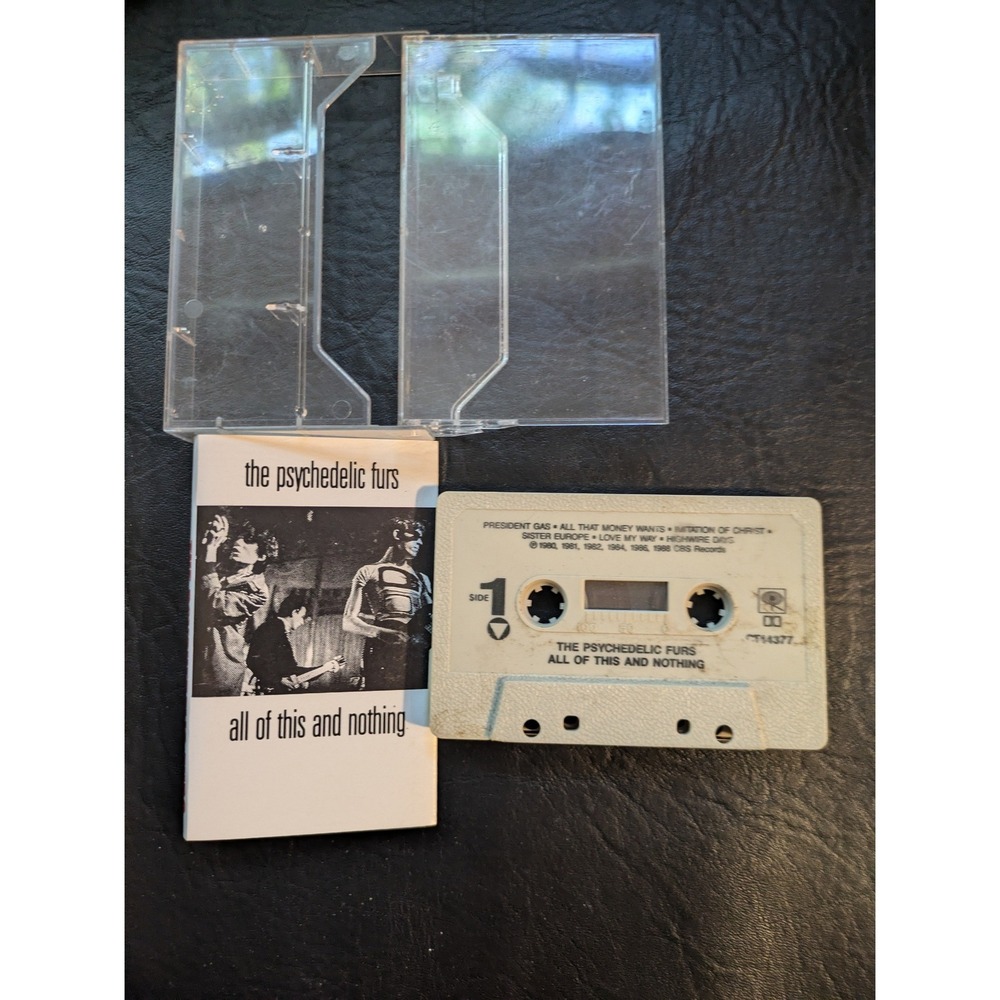 1988 The Psychedelic Furs All of This and Nothing Cassette Tape CBS CT44377